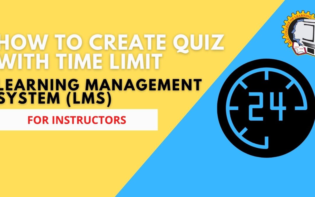 How to create quiz with Time Limit?